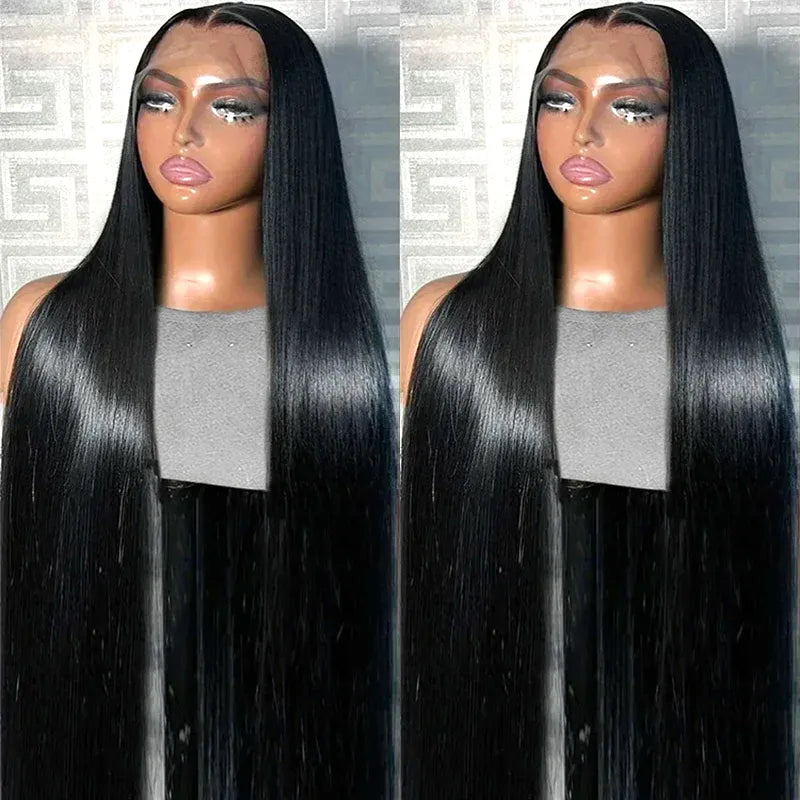 13x4 Transparent Lace Frontal Straight Human Hair Wig