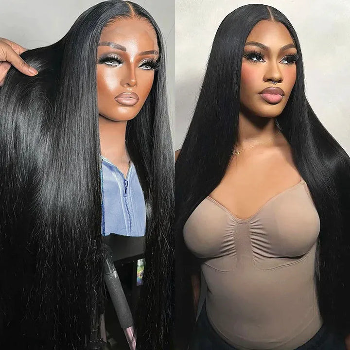 13x4 Transparent Lace Frontal Straight Human Hair Wig