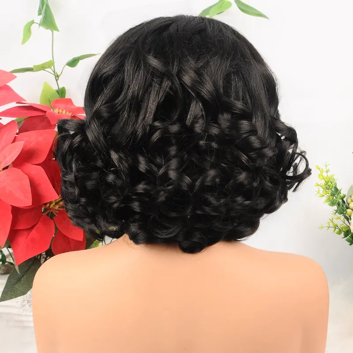 13x4 Wear Go Glueless Transparent Lace Free Roll Hair Wig