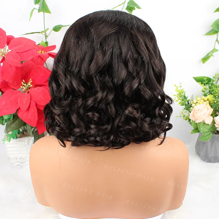 13x4 Wear Go Glueless Transparent Lace Free Roll Hair Wig