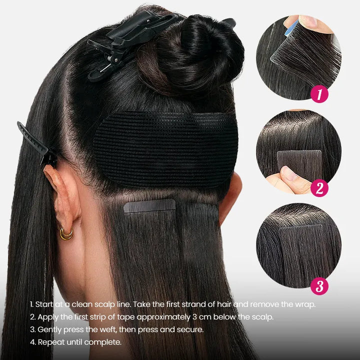 Tape In Hair Extensions | Easy To Install