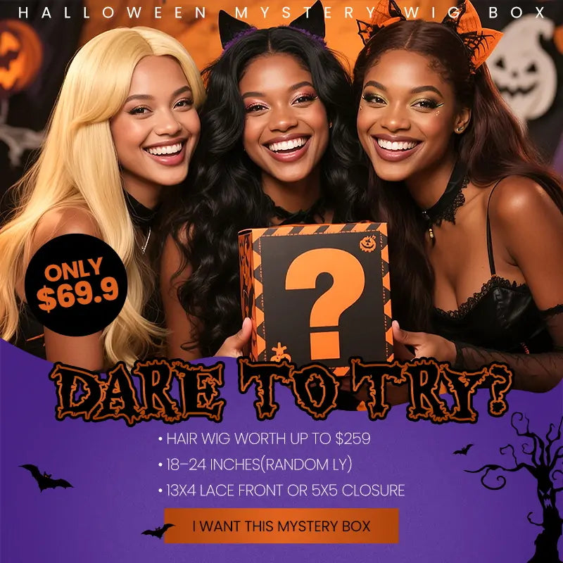🎃 Halloween Mystery Wig Box 🎁