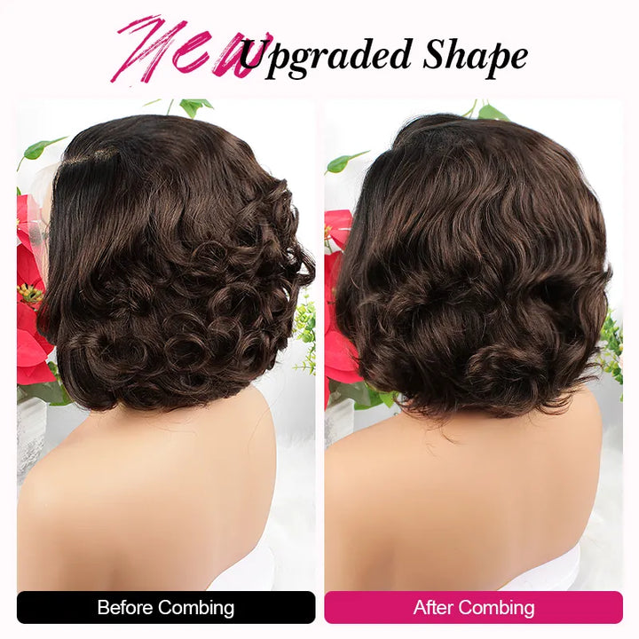 Ombre 1B/2 13X4 Transparent Lace Rose Wave Hair Wig