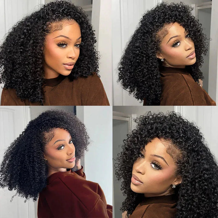 Short BOB 4x4 Lace Cosure Jerry Curly Hair Wig Online For Sale