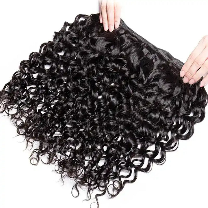 13x4 HD Lace Fronral with 2 Bundles  Human Hair Weave Extensions
