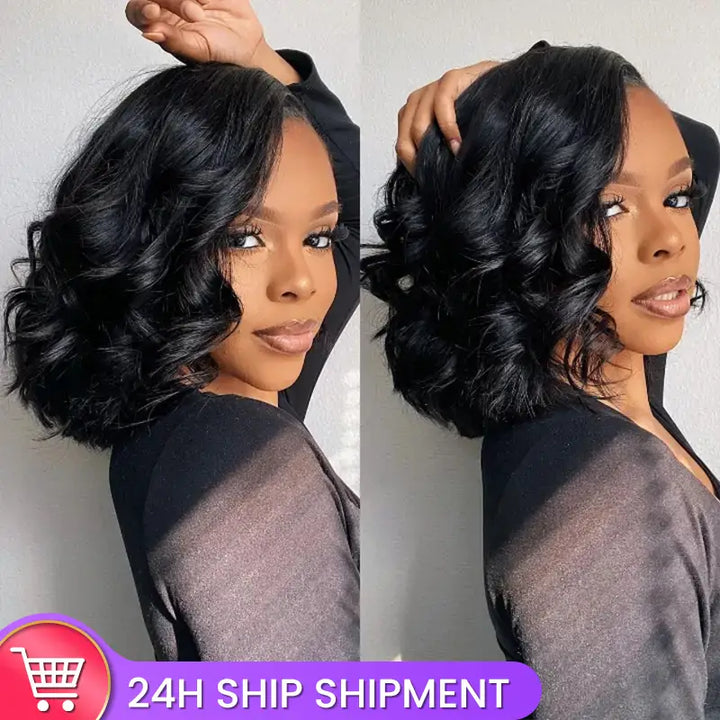 13x4 Wear Go Glueless Transparent Lace Free Roll Hair Colorde Wig