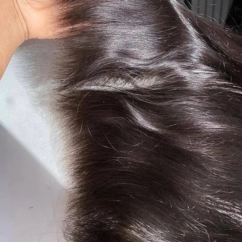 Cabello humano liso con encaje frontal HD de 13 x 4 