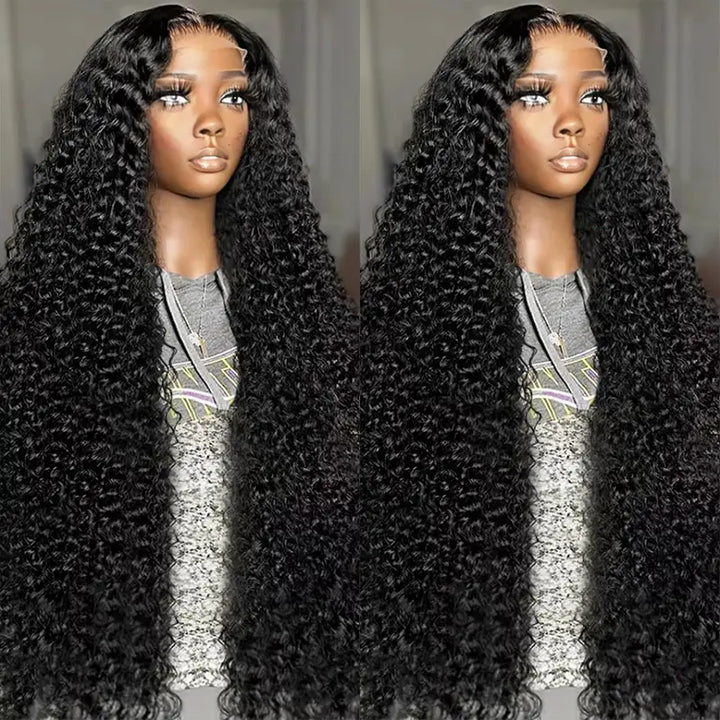 Peluca de cabello humano liso con encaje frontal transparente de 13 x 4 