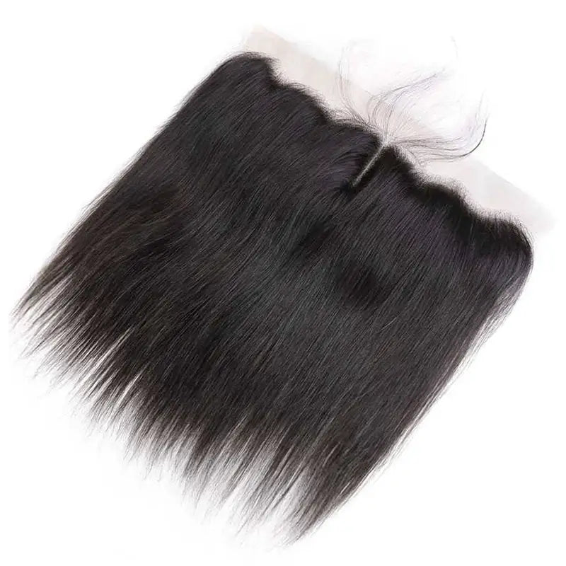 Perruque frontale en dentelle transparente 13x4 en cheveux humains lisses 