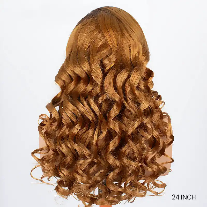 13x4 Body Wave Wear and Go Glueless Wig Colored Human Hair with Drawstring