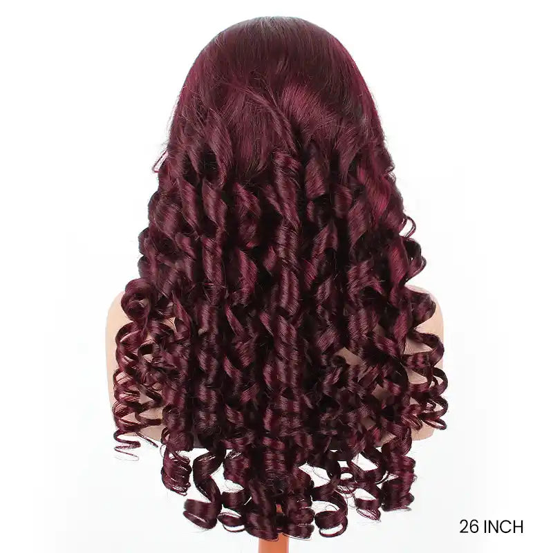13x4 Body Wave Wear and Go Glueless Wig Colored Human Hair with Drawstring