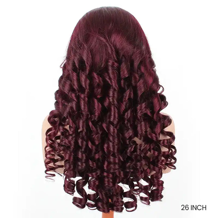 13x4 Body Wave Wear and Go Glueless Wig Colored Human Hair with Drawstring