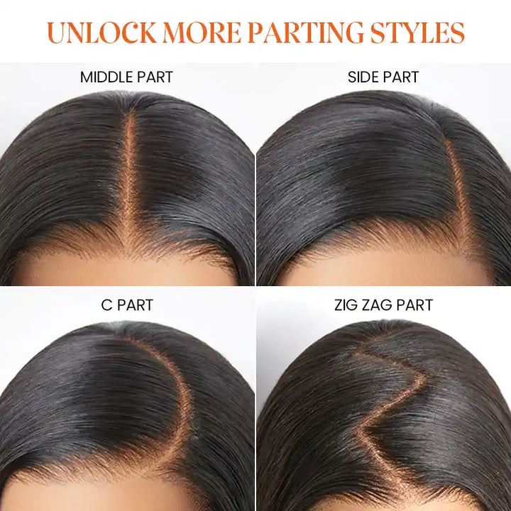 13x4 Body Wave Wear and Go Glueless Wig Colored Human Hair with Drawstring