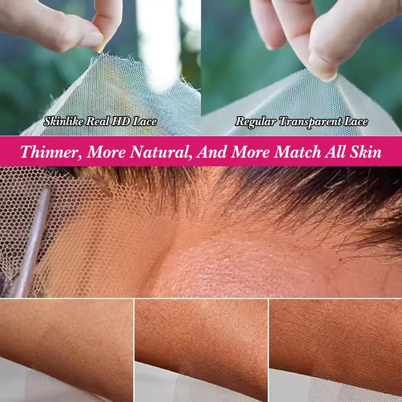 13x4 HD Lace Frontal Straight Human Hair Wig With Pre-Bleached & Silky Soft