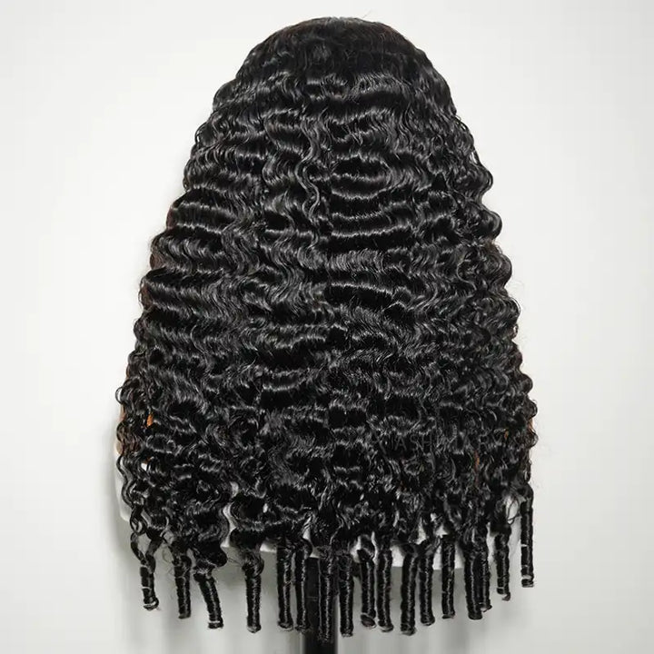 All-Day Comfort™ Wig Burmese Curly 13x4 Ear-to-ear Transparent Lace Human Hair