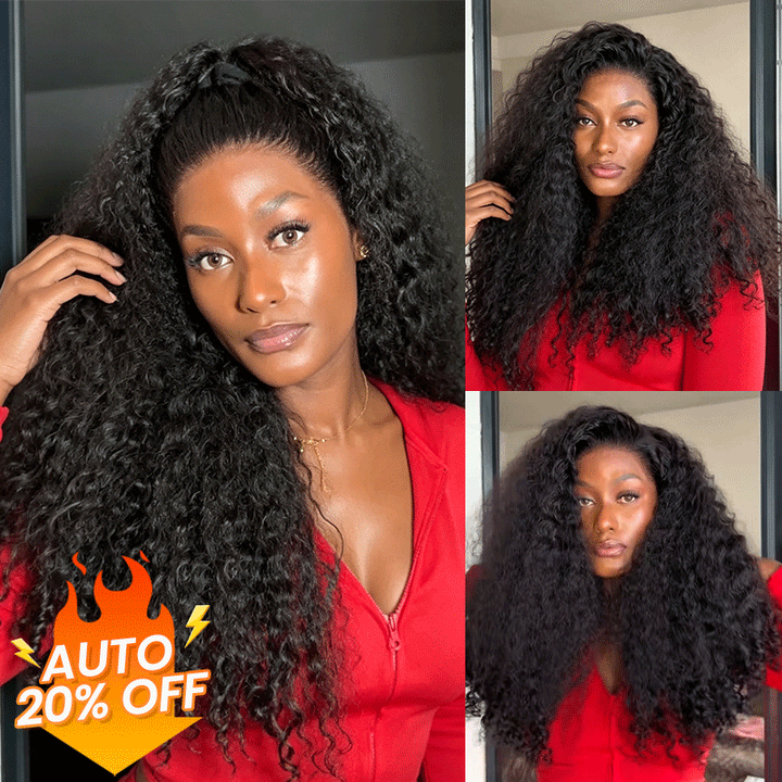 13×6 Glueless Burmese Curly Lace Wig – Pre-Cut Lace, Beginner Friendly