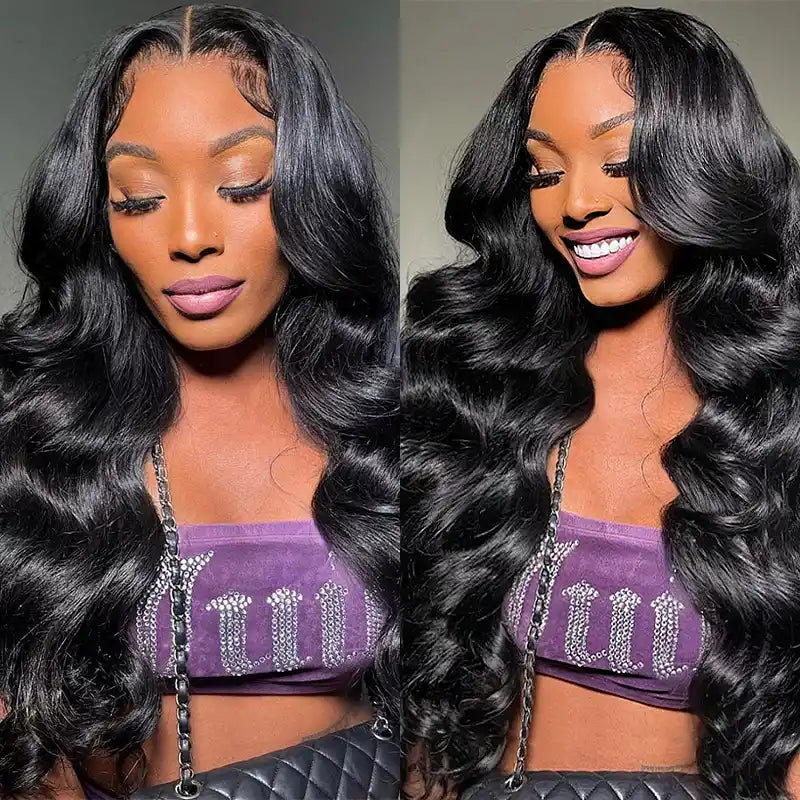 Sleek 13x6 HD Lace Body Wave Human Hair Wig ?¡ìC Natural Shine, Smooth & Comfortable