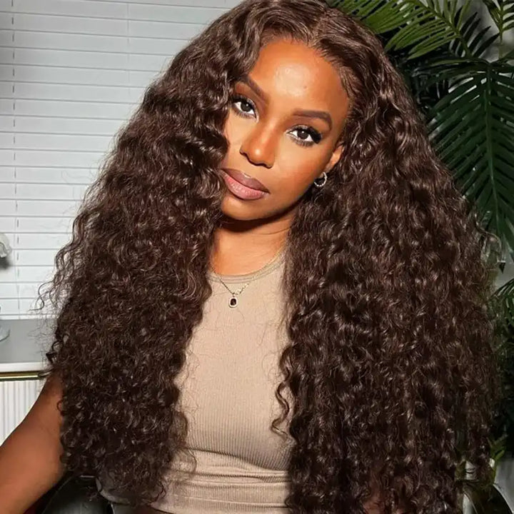 13x6 Jerry Curly Lace Front Human Hair Wig – Pre-Bleached, Natural & Colored