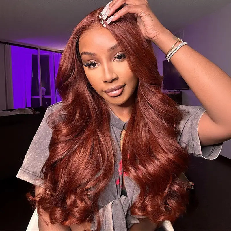 13x6 Transparent Lace Front Body Wave Wig – Real Human Hair, Free Styling
