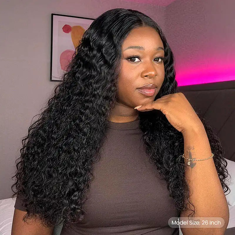 13?¡§¡é6 Glueless Burmese Curly Lace Wig ?¡ìC Pre-Cut Lace, Beginner Friendly, 200% Density