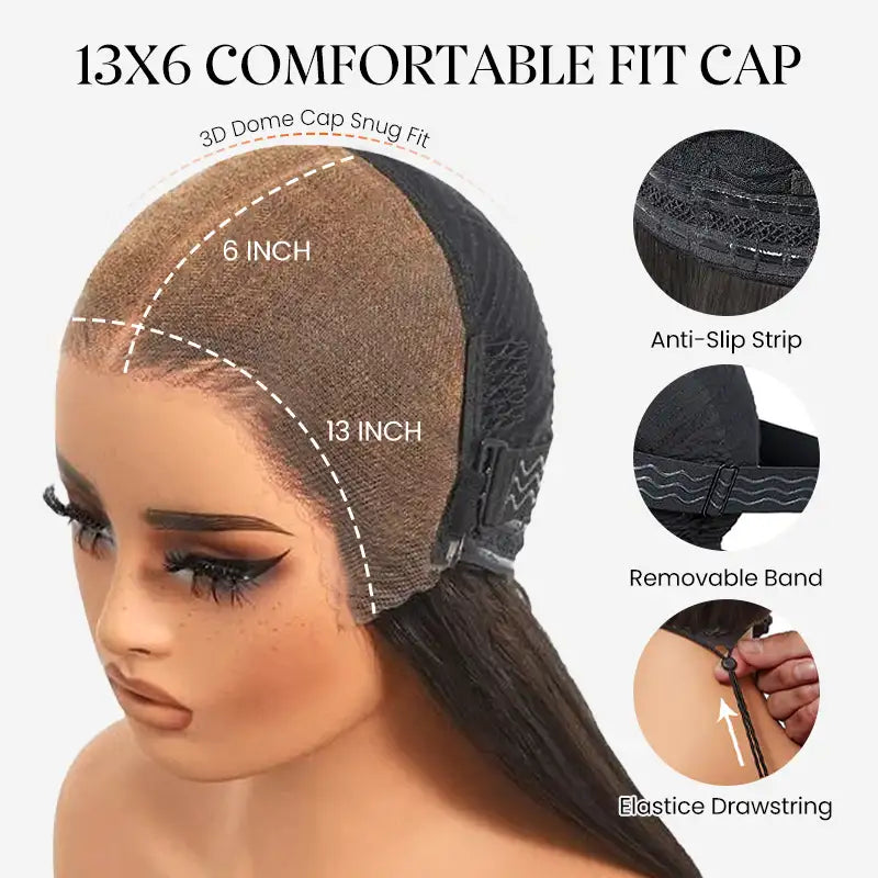 13x6 HD Lace Boho Braided Curly Wig Drawstring Glueless Human Hair Wig