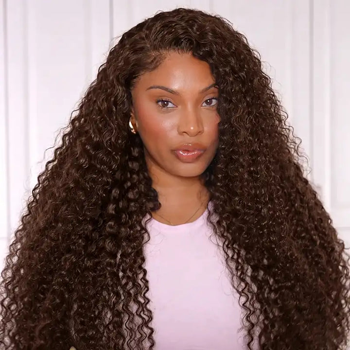 $109 = 3 Bundles | Curly Feather Crochet Human Hair Extensions Pre-Separated Knotless