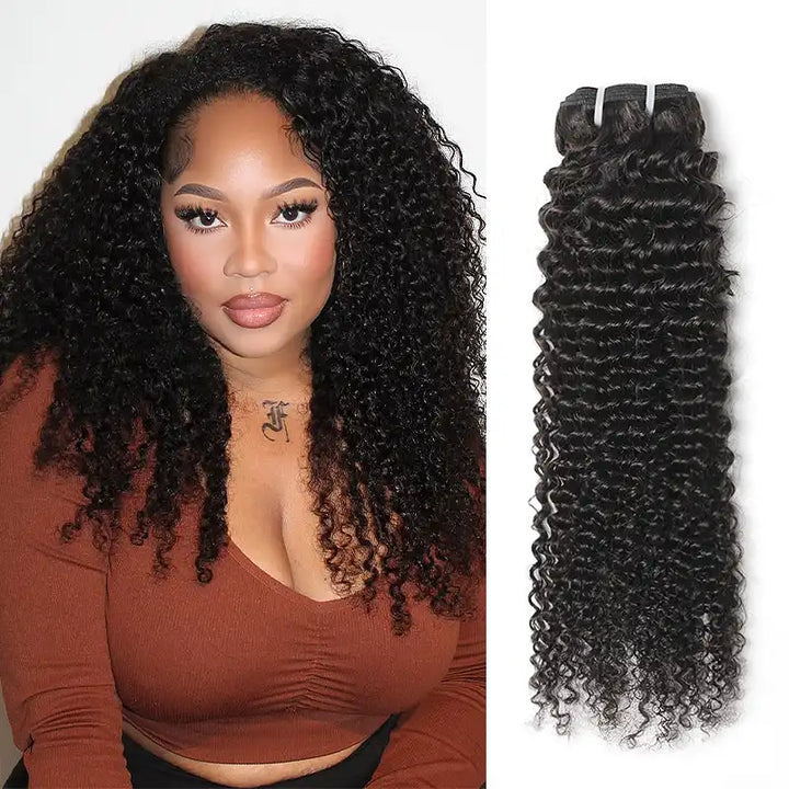 5x5 HD Lace Closure with 2 Bundles Human Hair Weave Extensions