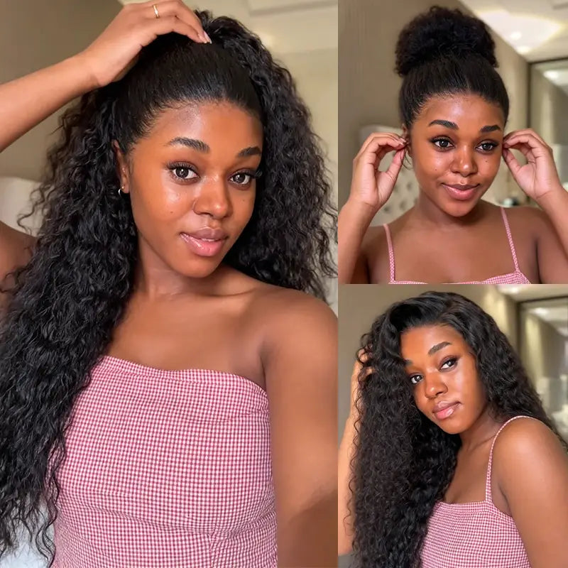 13×6 Glueless Burmese Curly Lace Wig – Pre-Cut Lace, Beginner Friendly