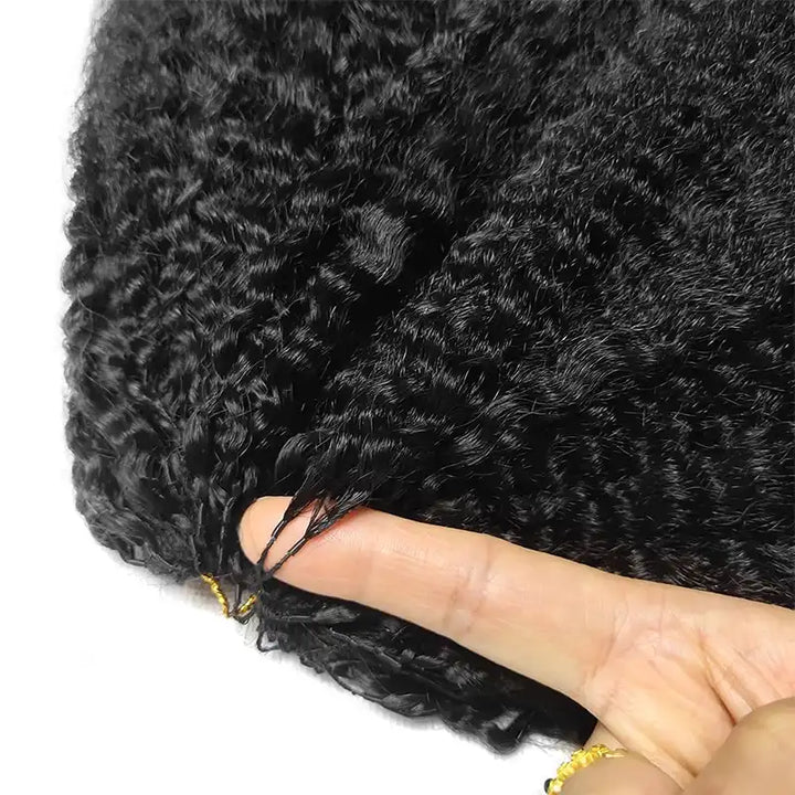 Beliana Curly Crochet Hair Pre-Separated Feather Soft Knotless Human Hair Extensions