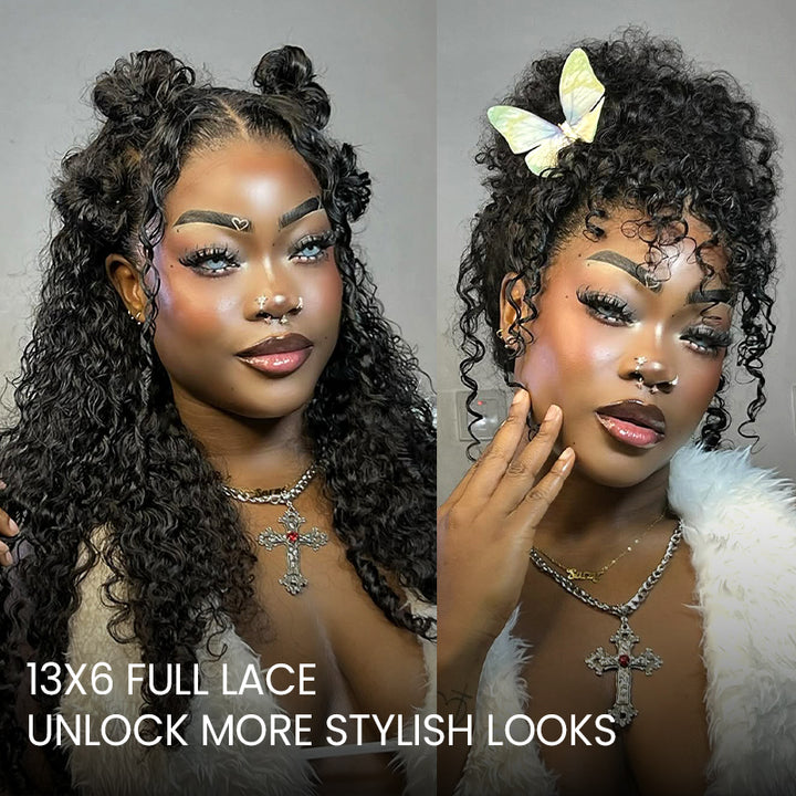 Peluca de cabello humano liso con encaje frontal transparente de 13 x 4 