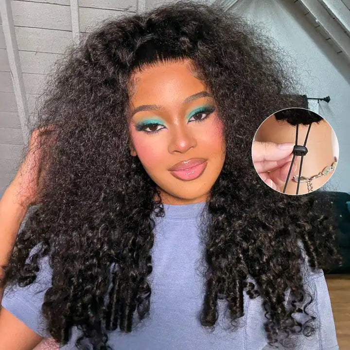 13×6 Glueless Burmese Curly Lace Wig – Pre-Cut Lace, Beginner Friendly, 200% Density