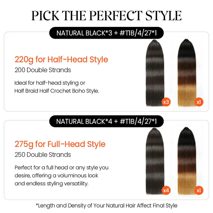 Trendy Colored Silky Straight Feather Crochet Human Hair Extensions