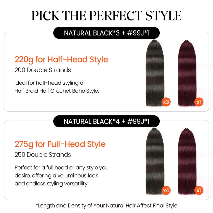 Trendy Colored Silky Straight Feather Crochet Human Hair Extensions