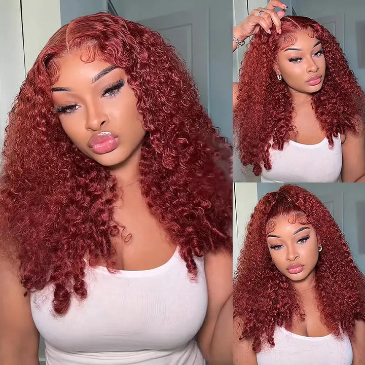 Peluca de cabello humano liso con encaje frontal transparente de 13 x 4 