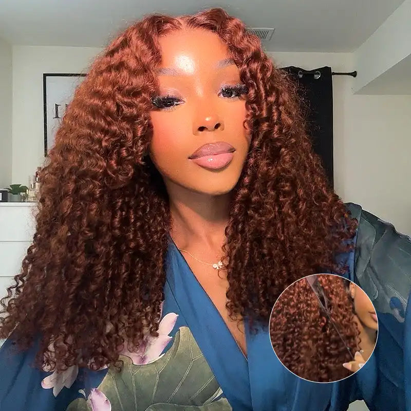 13×6 Glueless Burmese Curly Lace Wig – Pre-Cut Lace, Beginner Friendly, 200% Density