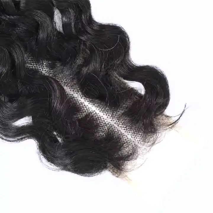 Cierre de encaje transparente de 2x6 pulgadas, cabello humano rizado Jerry 