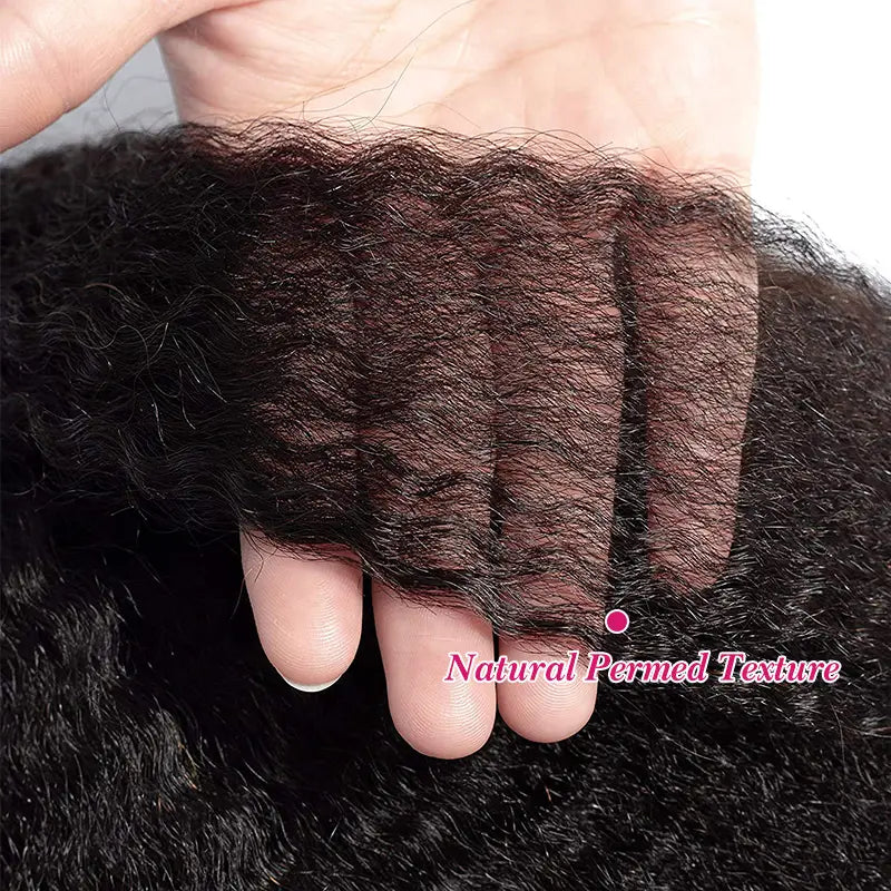 3 paquetes con cierre de encaje transparente 4x4, cabello lacio y rizado 