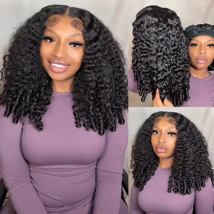 13×6 Glueless Burmese Curly Lace Wig – Pre-Cut Lace, Beginner Friendly, 200% Density