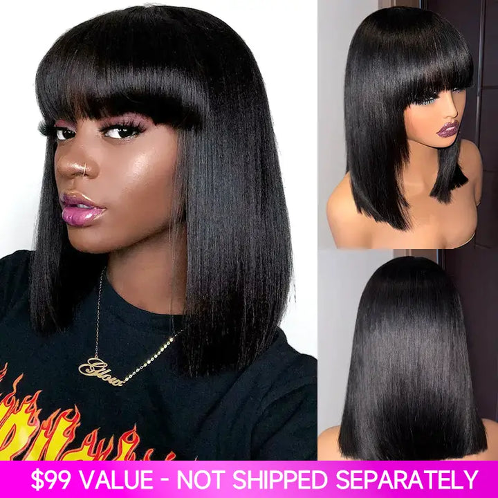 $99 Value Beliana Free Bob Wig-Not shipped separately