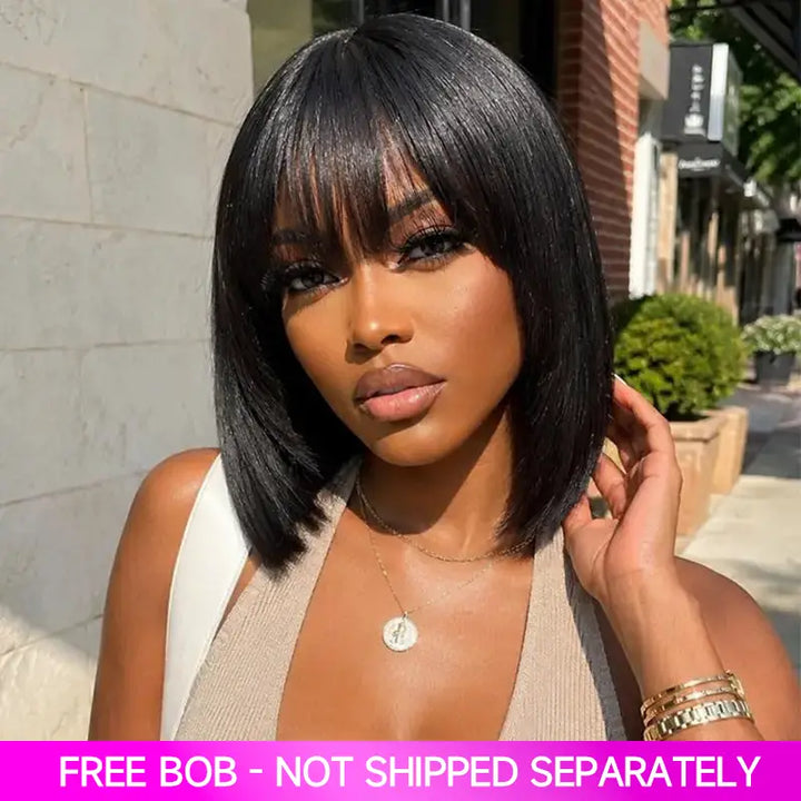 $99 Value Beliana Free Bob Wig-Not shipped separately