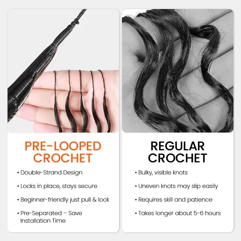 Chocolate Brown Curly Feather Crochet Hair Extensions 100% Human Hair