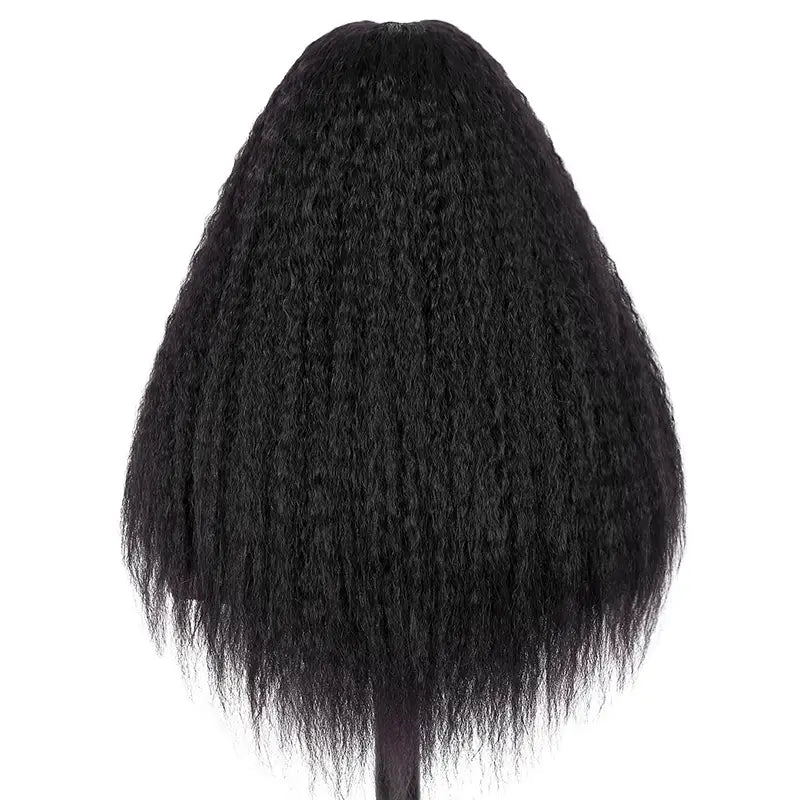 4x4 Kinky Straight Wear & Go Wig Glueless Human Hair Pre-Cut