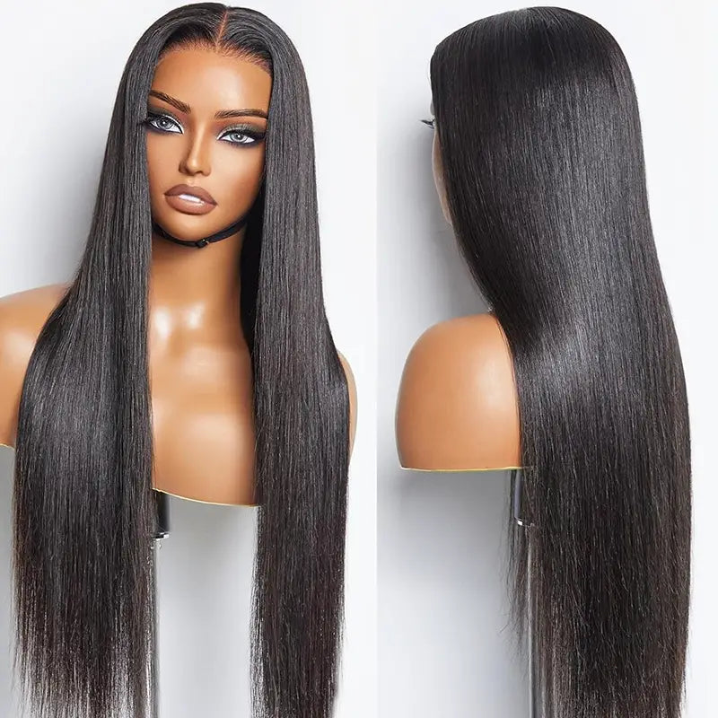 4x4 Wear & Go Glueless Straight Lace Wig – Human Hair | Pre-Cut Lace, Beginner Friendly