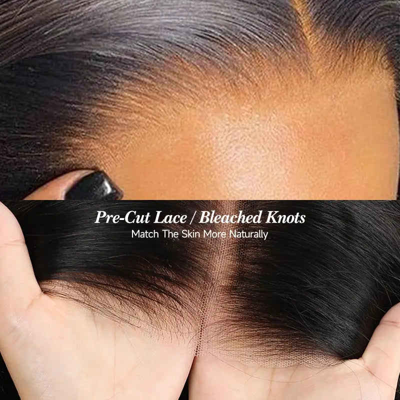 4x4 Wear & Go Glueless Straight Lace Wig – Human Hair | Pre-Cut Lace, Beginner Friendly