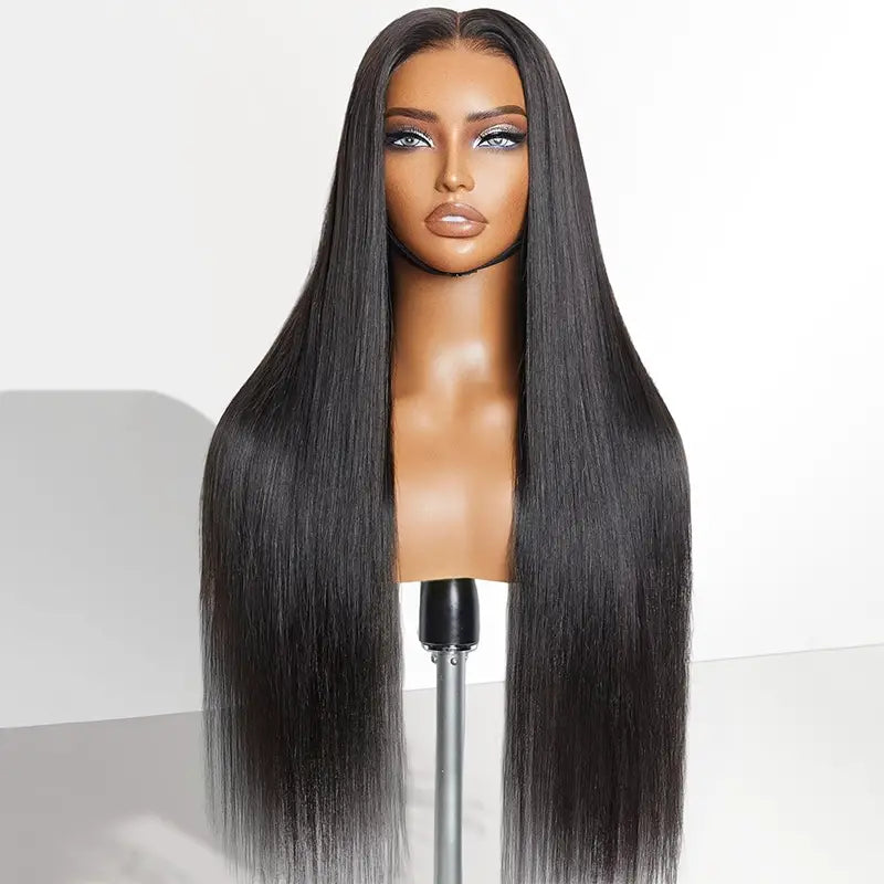 4x4 Wear & Go Glueless Straight Lace Wig – Human Hair | Pre-Cut Lace, Beginner Friendly