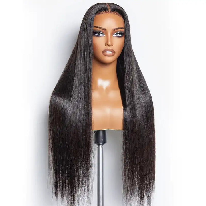 4x4 Wear & Go Glueless Straight Lace Wig – Human Hair | Pre-Cut Lace, Beginner Friendly