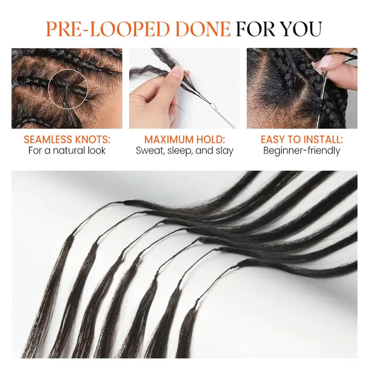 Trendy Colored Silky Straight Feather Crochet Human Hair Extensions