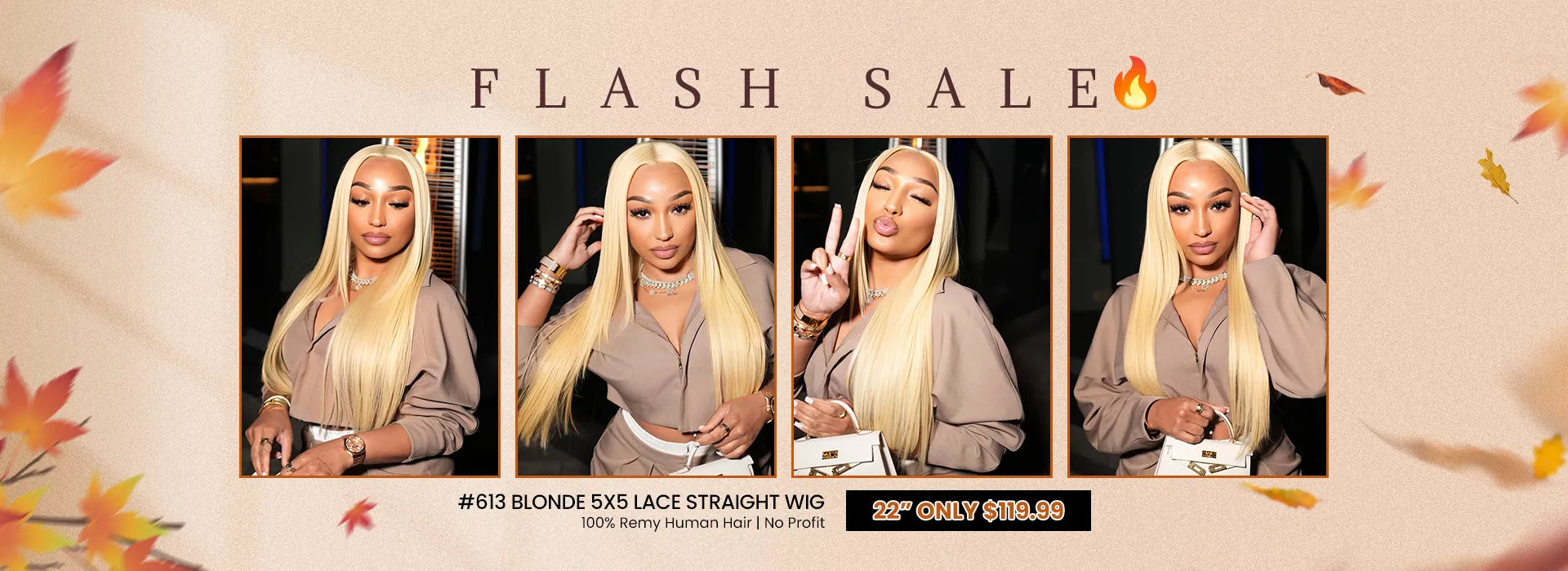 613 blonde 5x5 Lace Closure Straight Wig Online For Sale