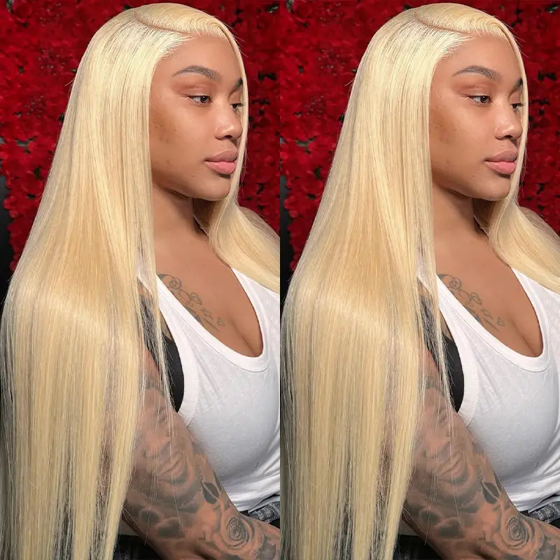 613 blonde 5x5 Lace Closure Straight Wig Online For Sale