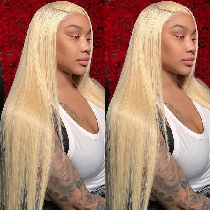 613 blonde 5x5 Lace Closure Straight Wig Online For Sale